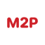m2p white logo